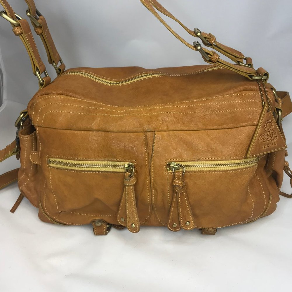Sorial Butterscotch Large Leather Handbag